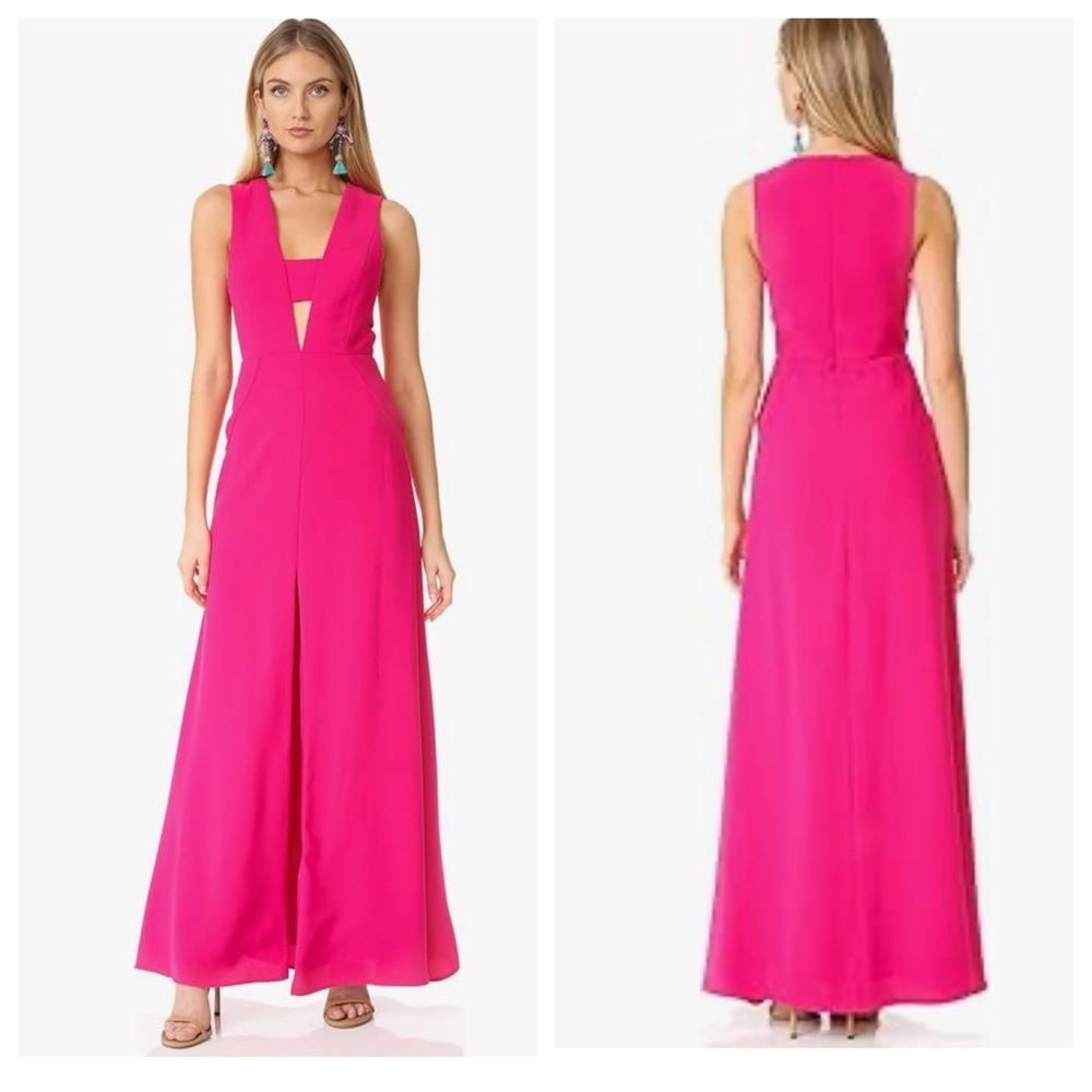 Jill Jill Stuart Cutout Front Gown Rose Blossom Pink Formal Dress 36187